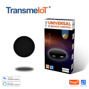 TransmeIoT TM-IR02 Smart IR Remote Control,All in One IR Blaster Control, Universal WiFi Infrared Remote Control for TV DVD Air Conditioner STB Etc,Compatible with Alexa, Google Assistant TM-IR02